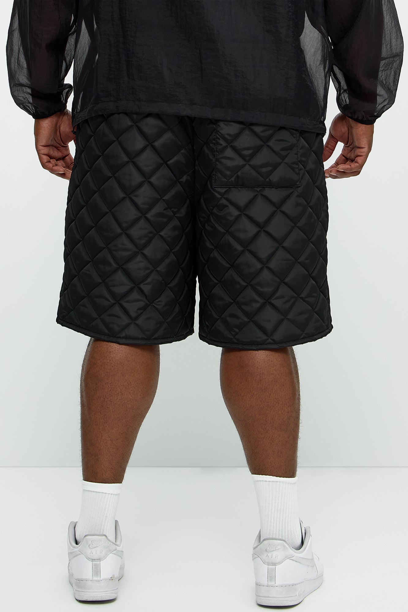 Deebo Quilted Shorts - Black
