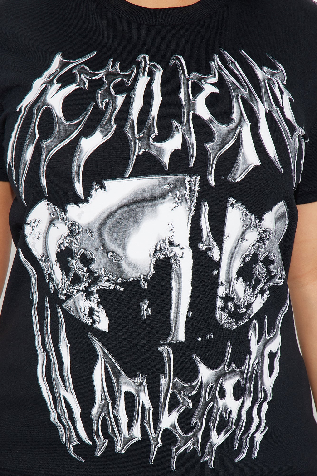 Resilience Chrome Graphic Tee - Black