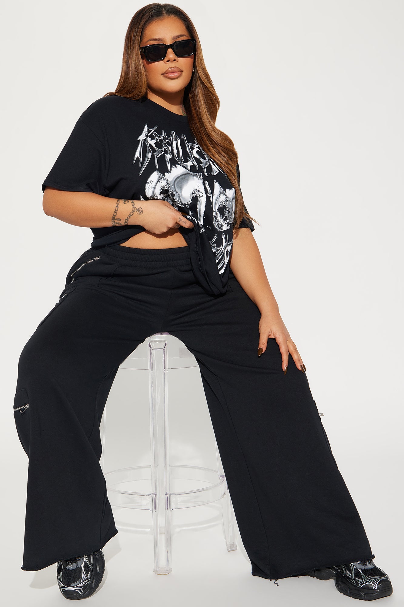 Resilience Chrome Graphic Tee - Black