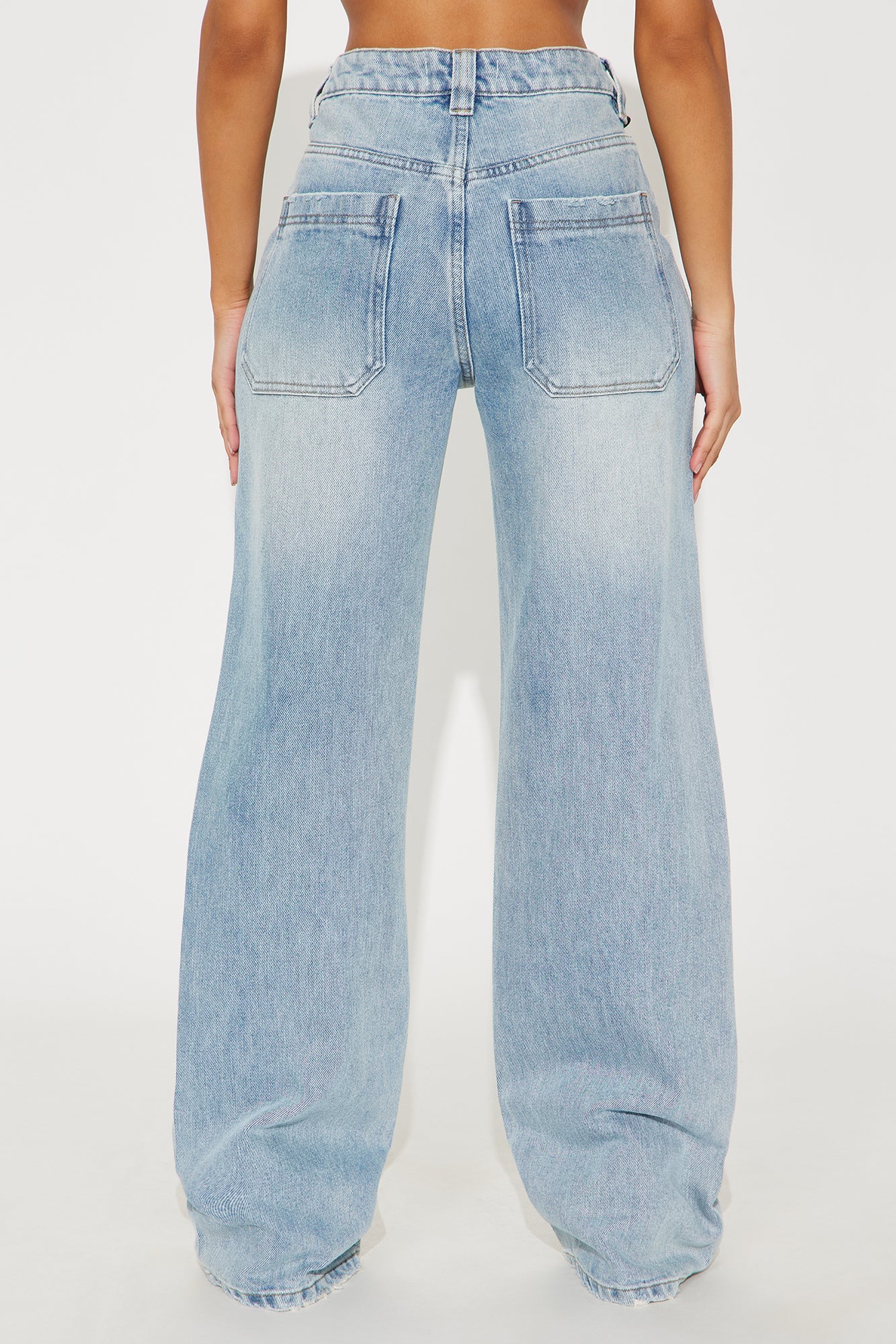 Tall Sticking Around Ripped Straight Leg Jeans - Medium Wash