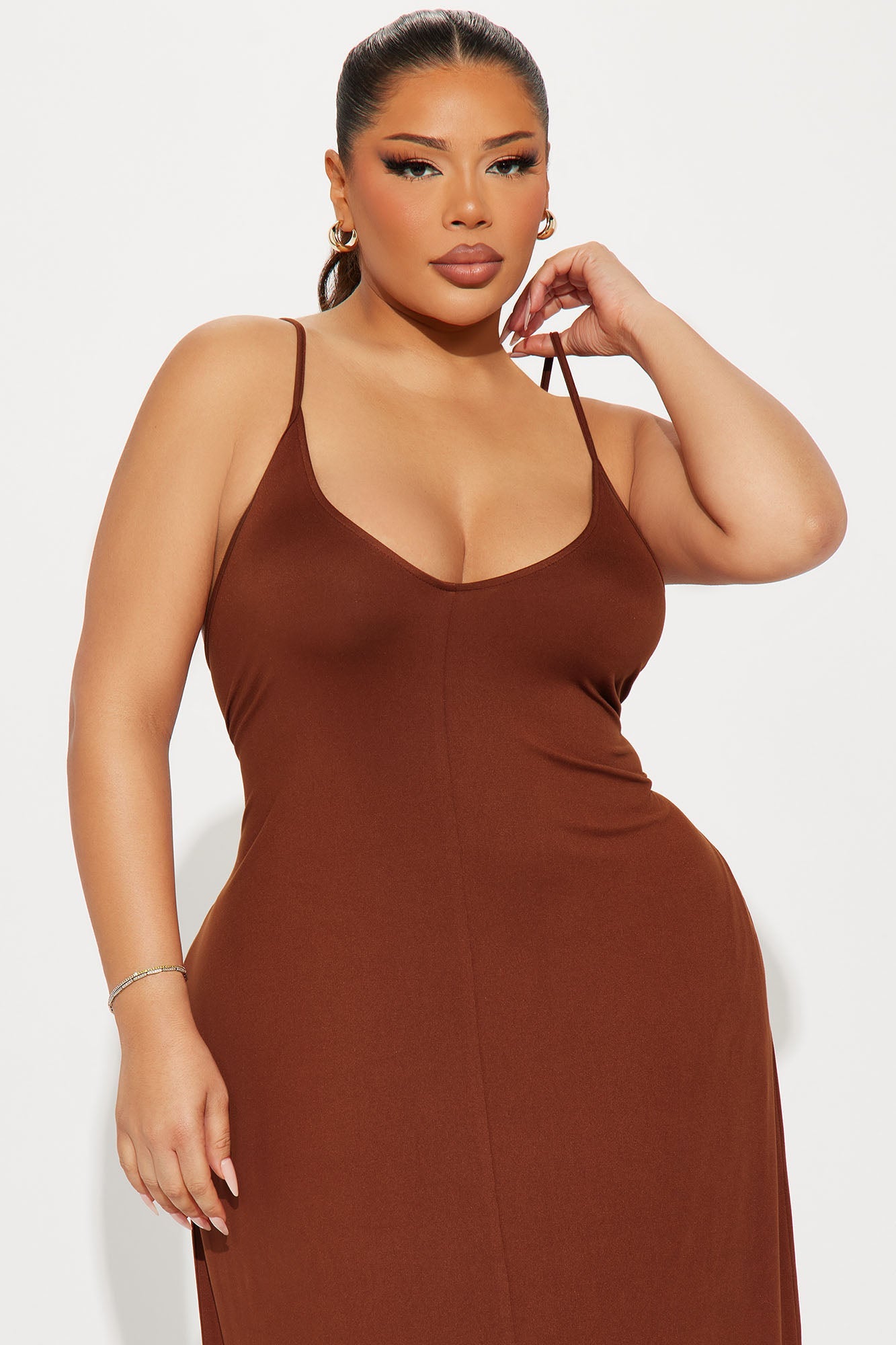 Simple Saturday Maxi Dress - Brown