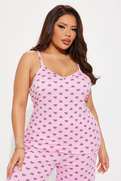 Stay Cute PJ Pant Set - Pink