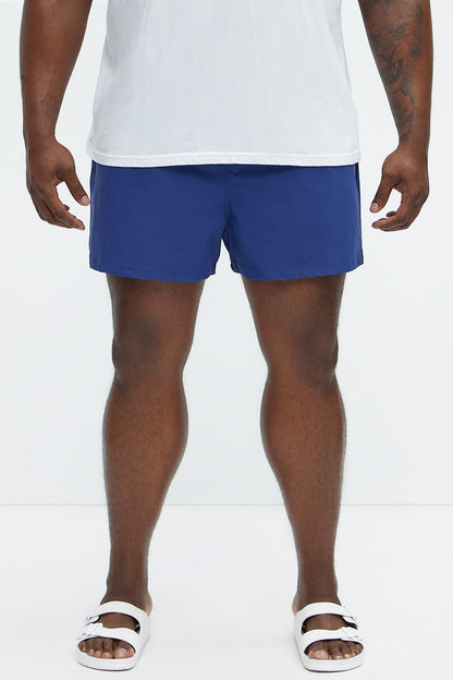 Montez Stretch Swim Trunk 4″ - Navy