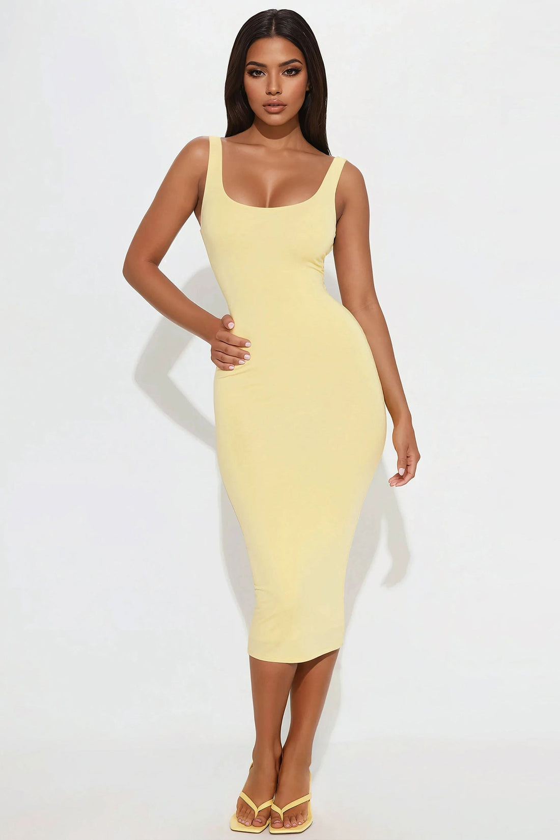 Your Needs Met Dress - Butter Yellow