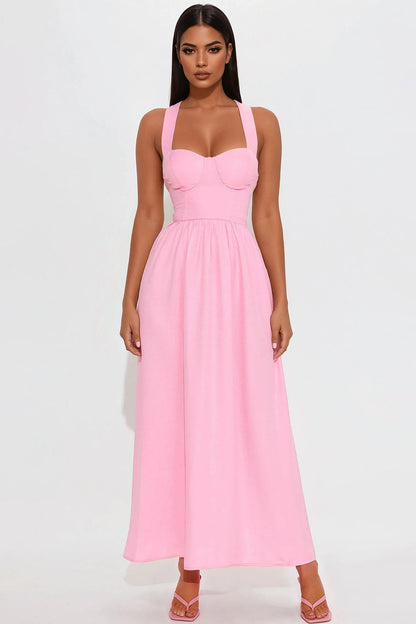 Harriet Maxi Dress - Pink