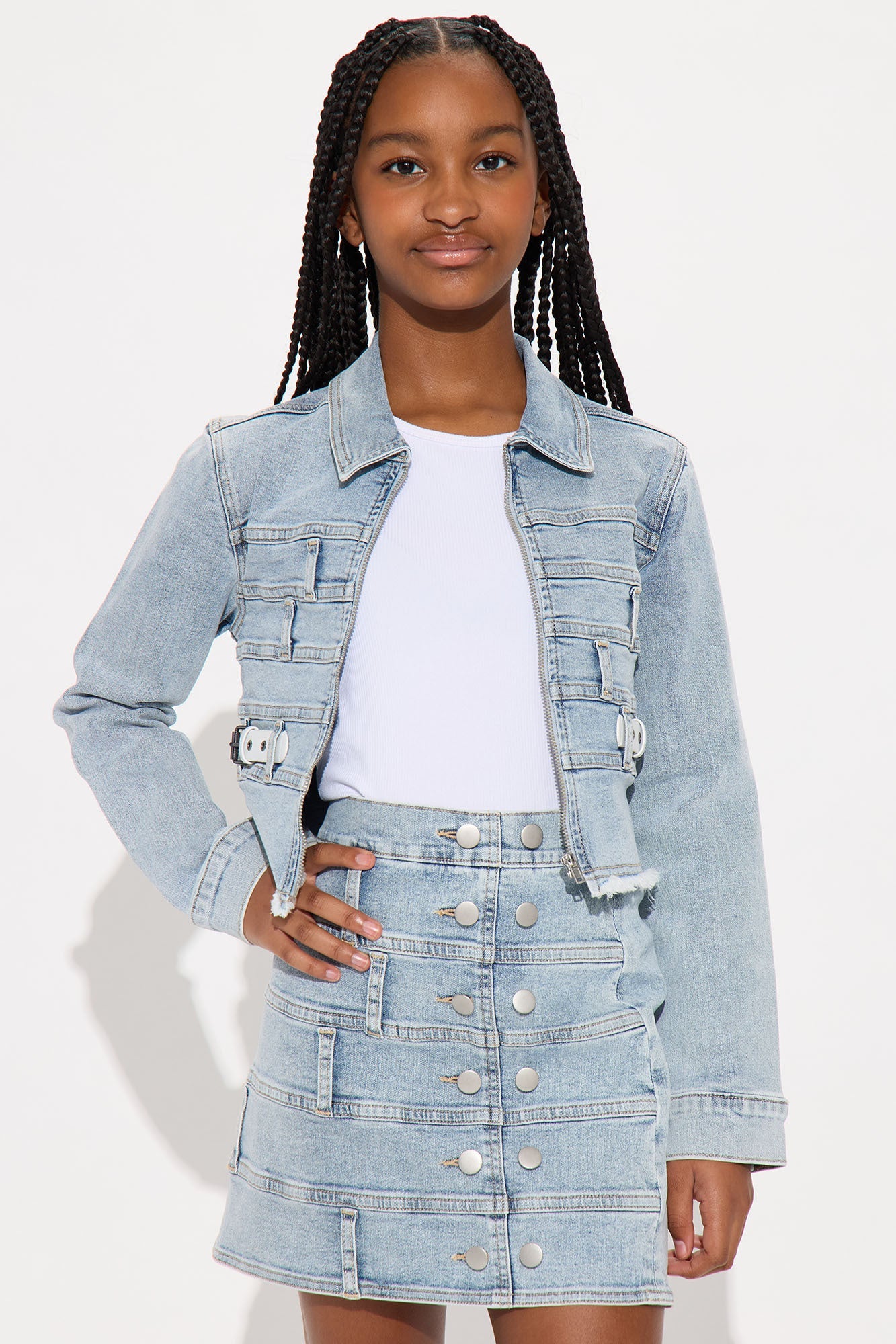 Mini Dana Denim Skirt - Vintage Wash