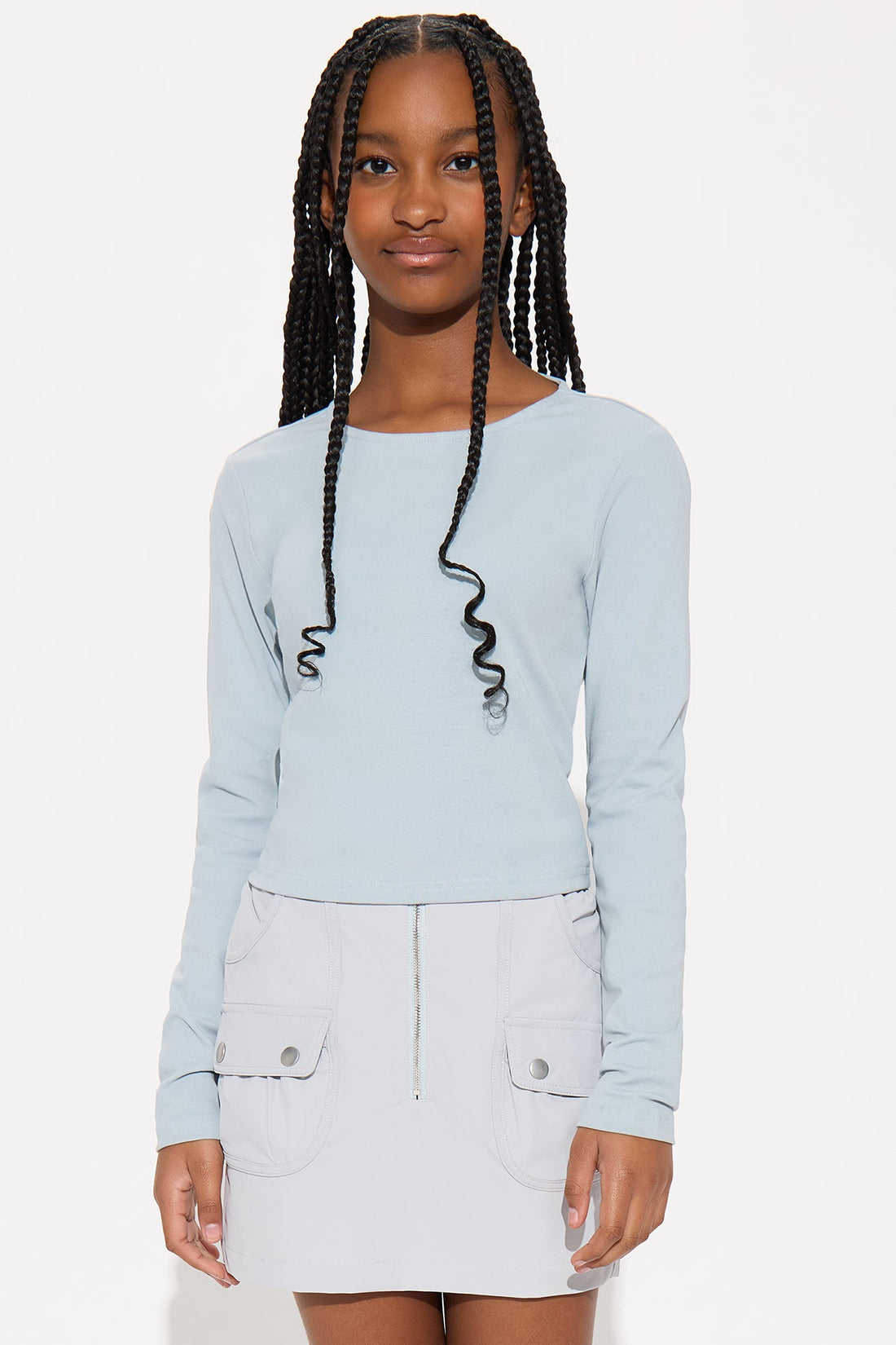 Mini Destiny Skort Set - Light Blue
