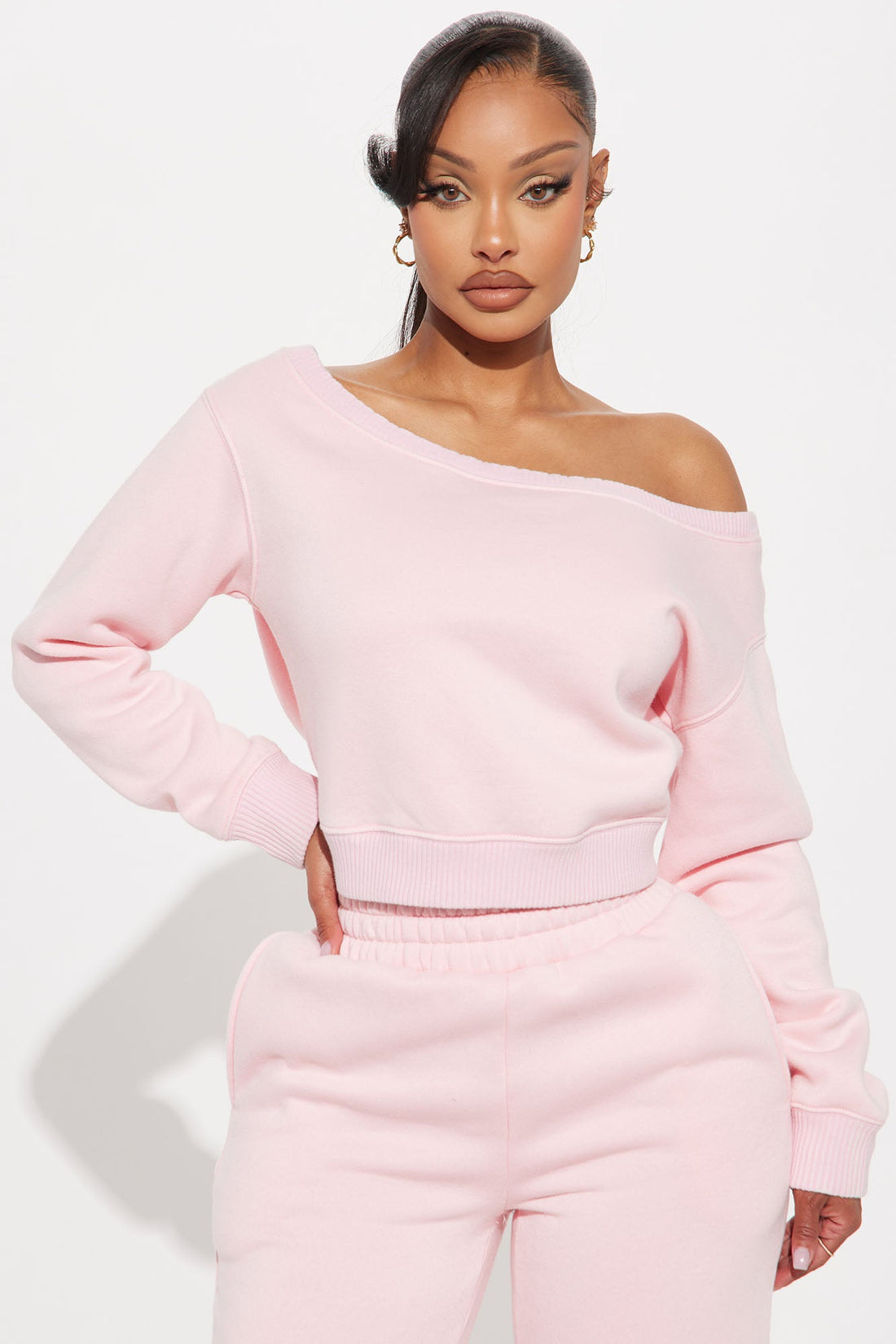 Sammie Fleece Pant Set - Pink