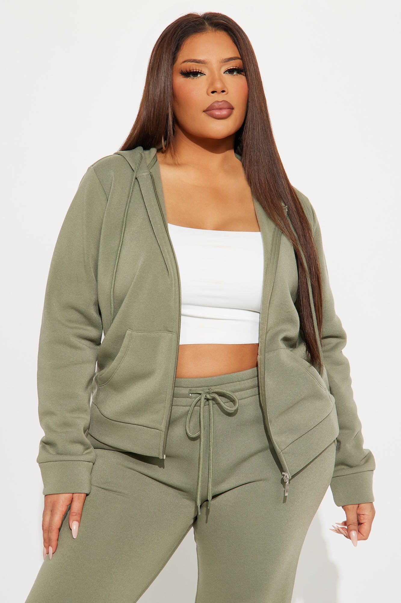 Candace Lounge Set - Olive