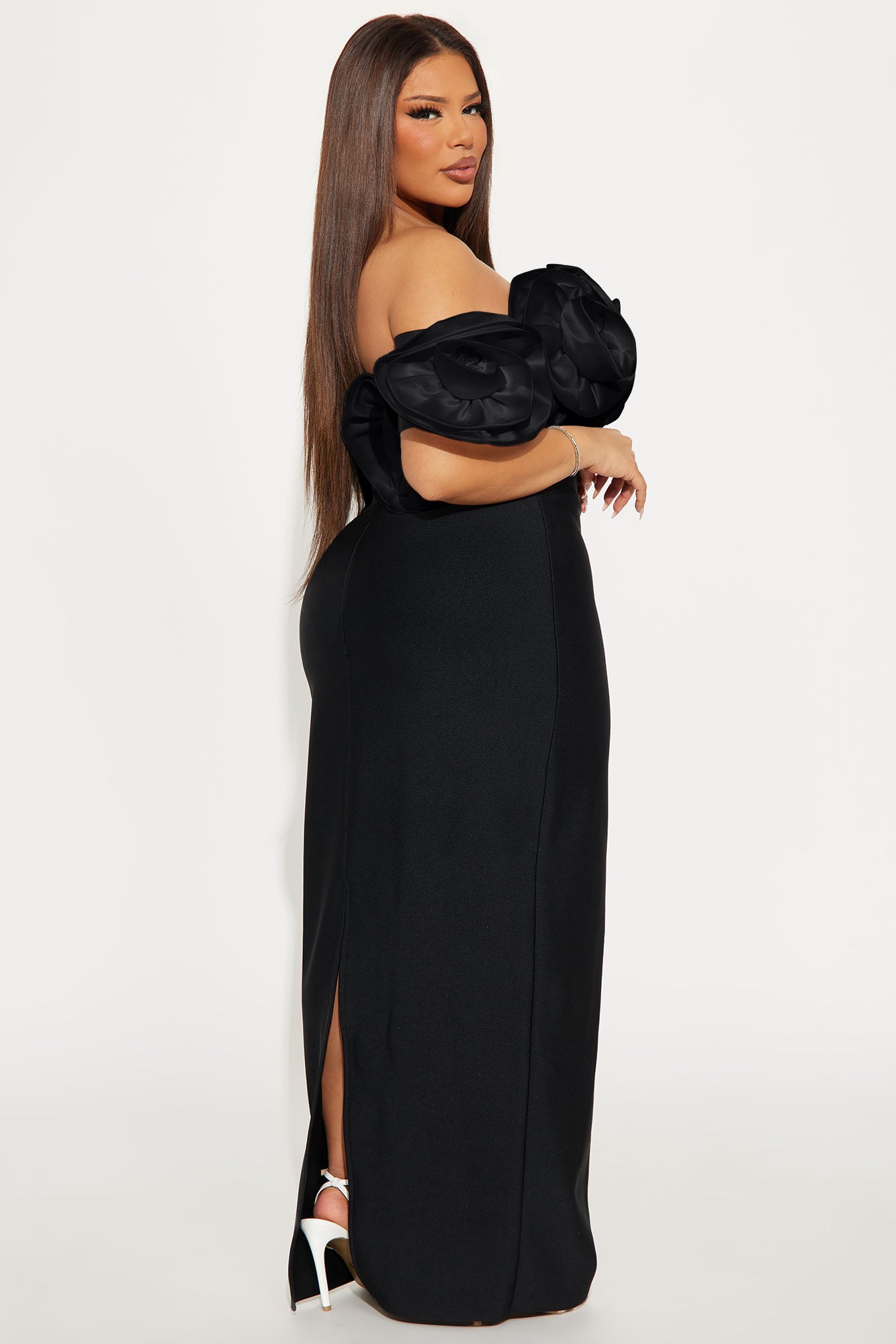Rosetta Bandage Gown - Black