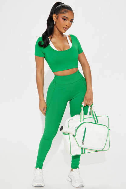 Match Point Twofer Active Top - Kelly Green