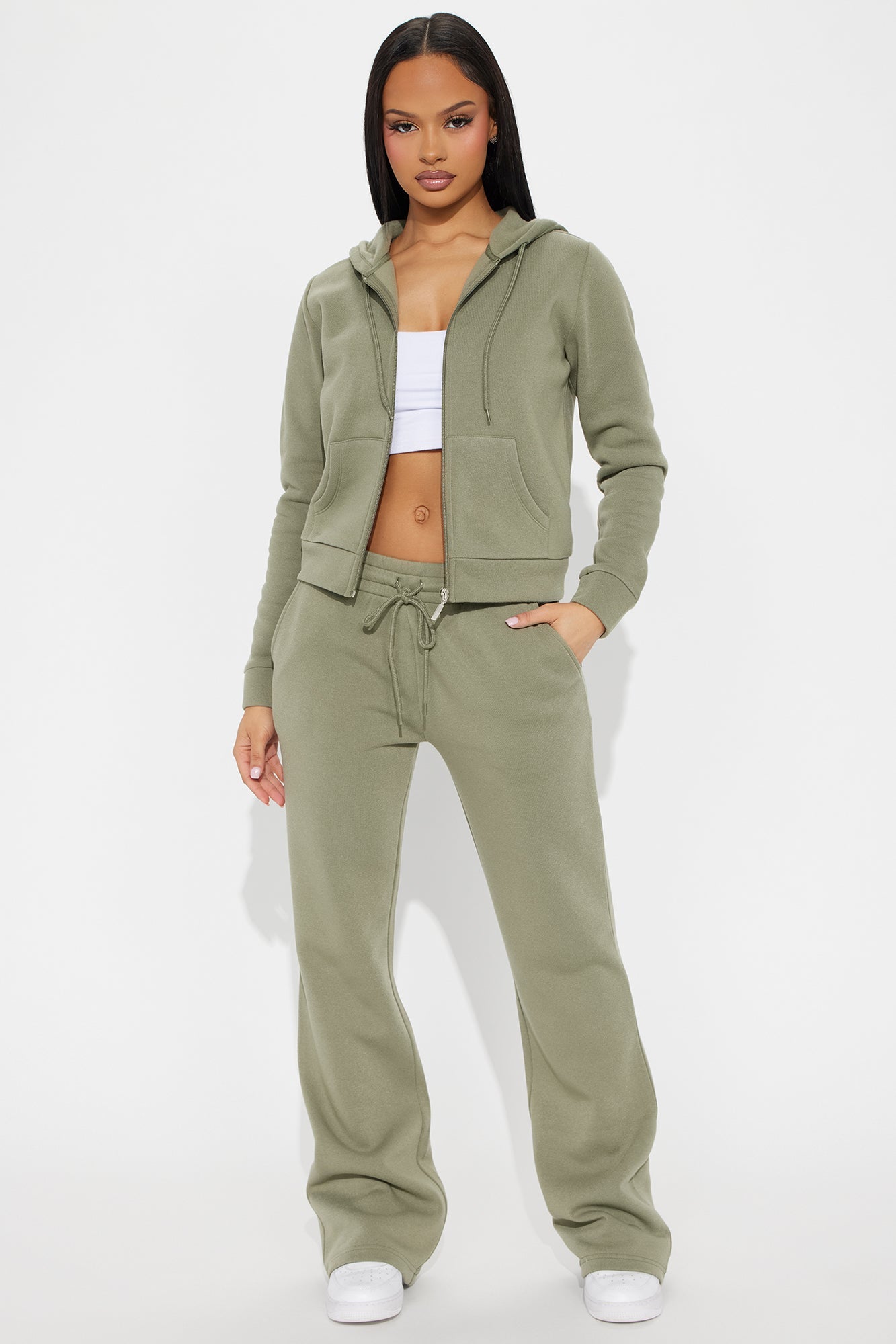 Candace Lounge Set - Olive