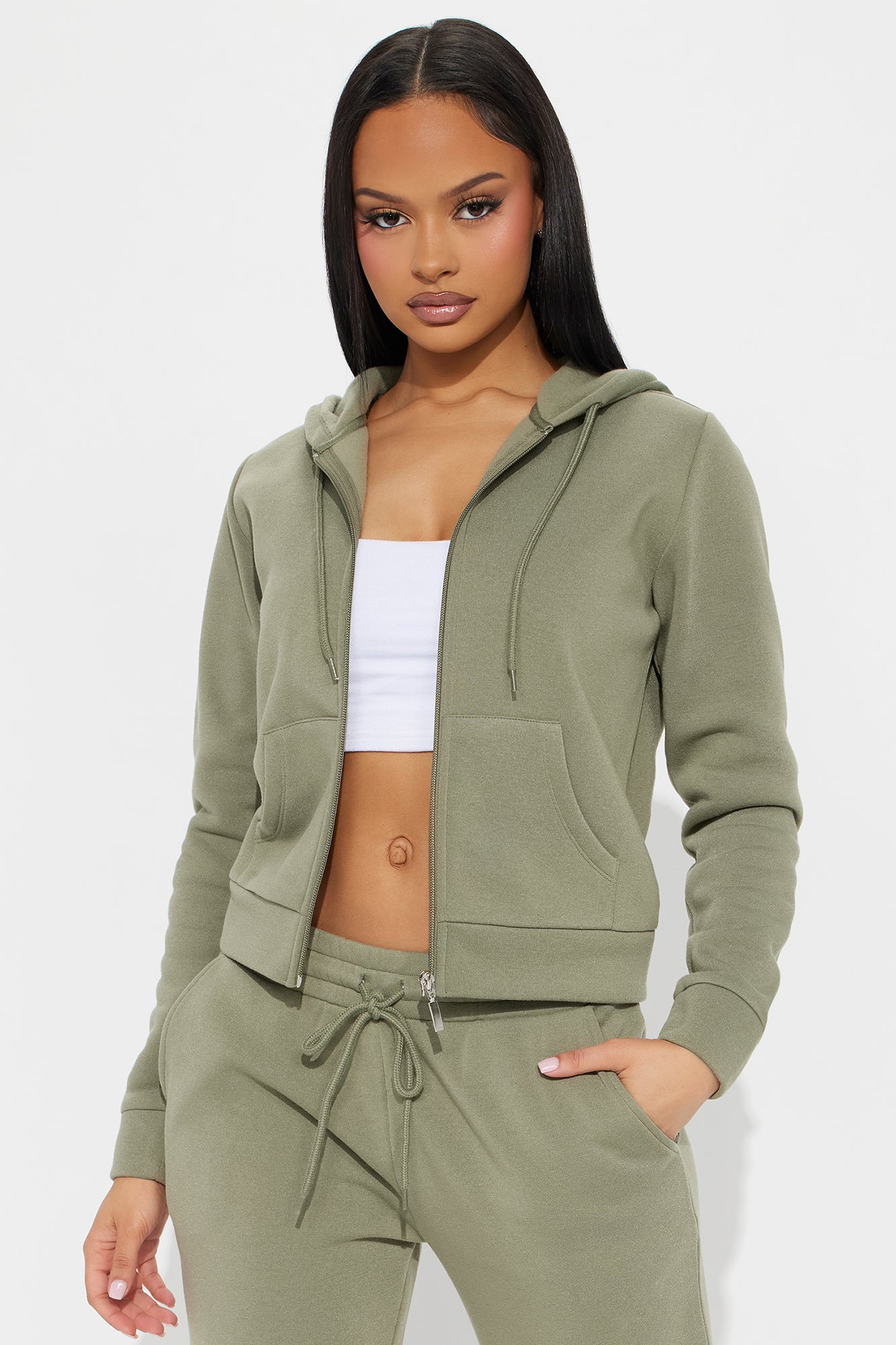Candace Lounge Set - Olive