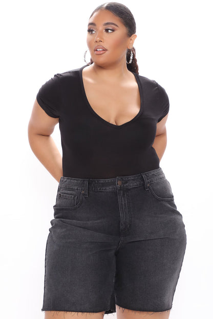 Favorite Tee Bodysuit - Black