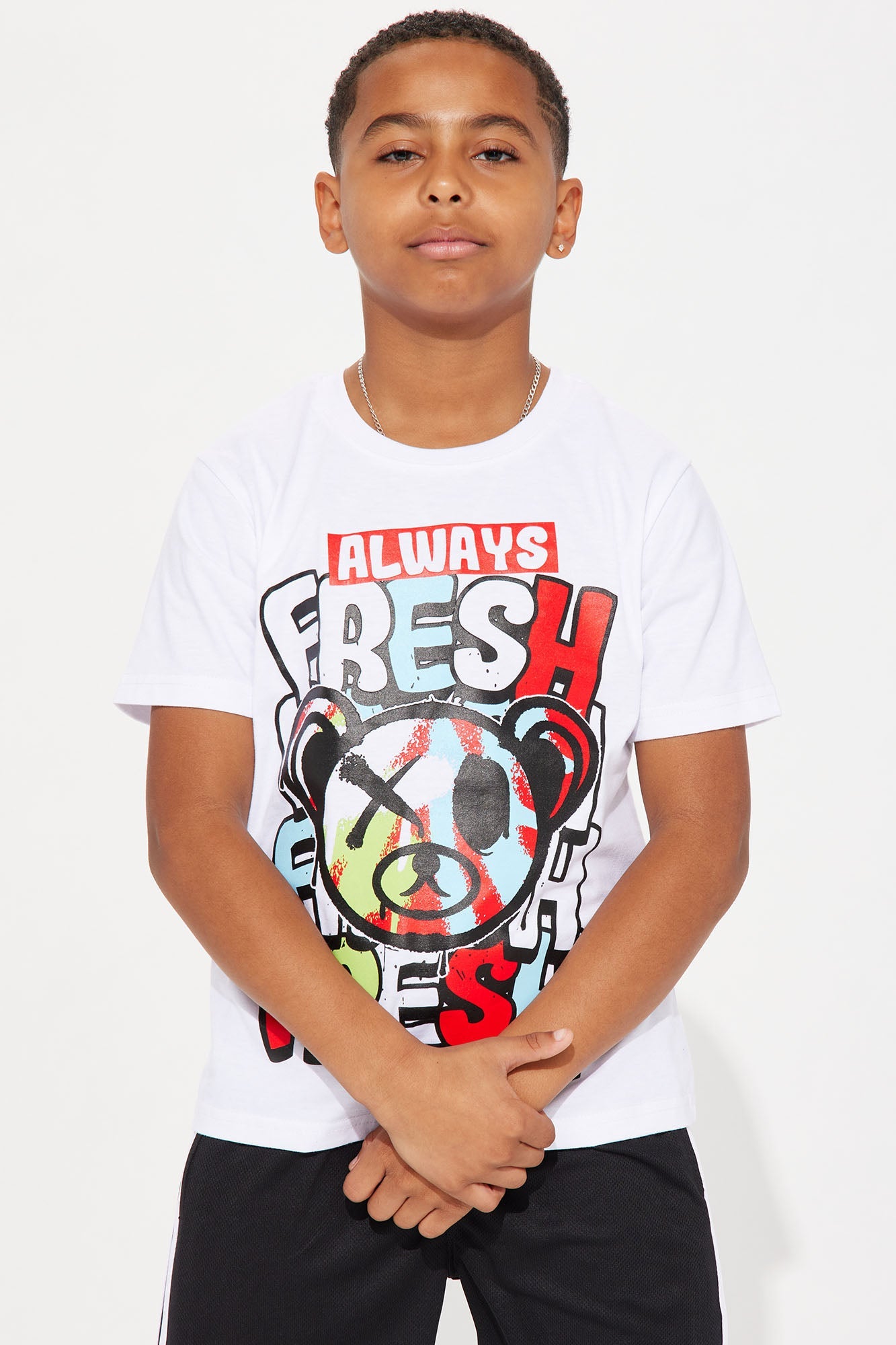 Mini Always Fresh Short Set - White/Black