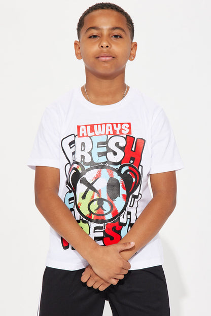 Mini Always Fresh Short Set - White/Black