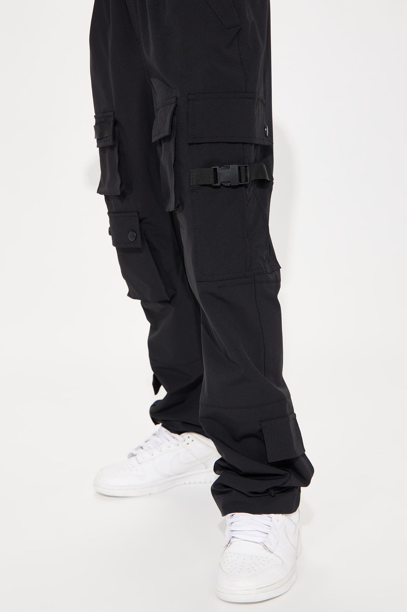 Mini Versatile Utility Cargo Pants - Black