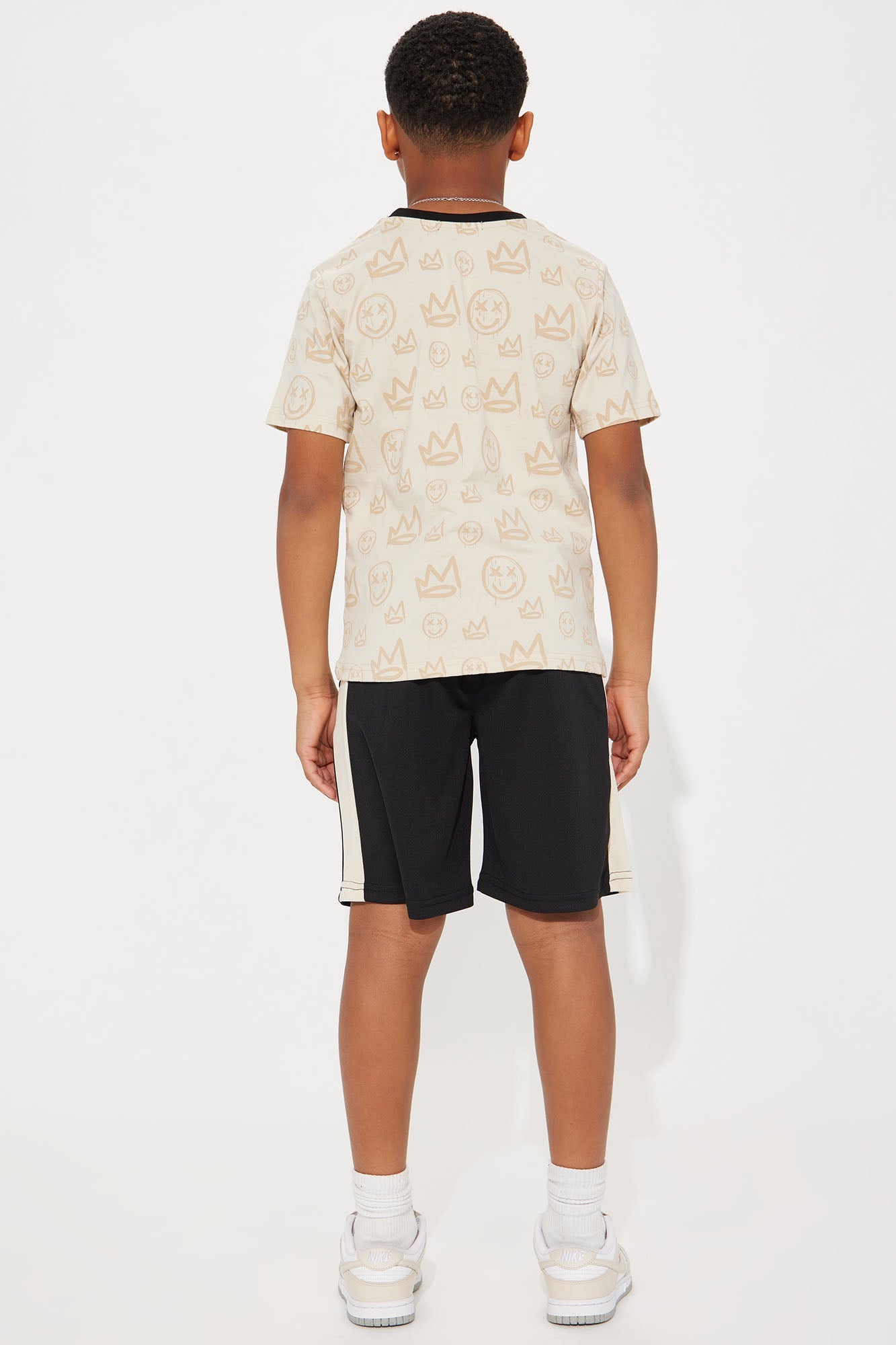 Mini Hustle King Short Set - Khaki