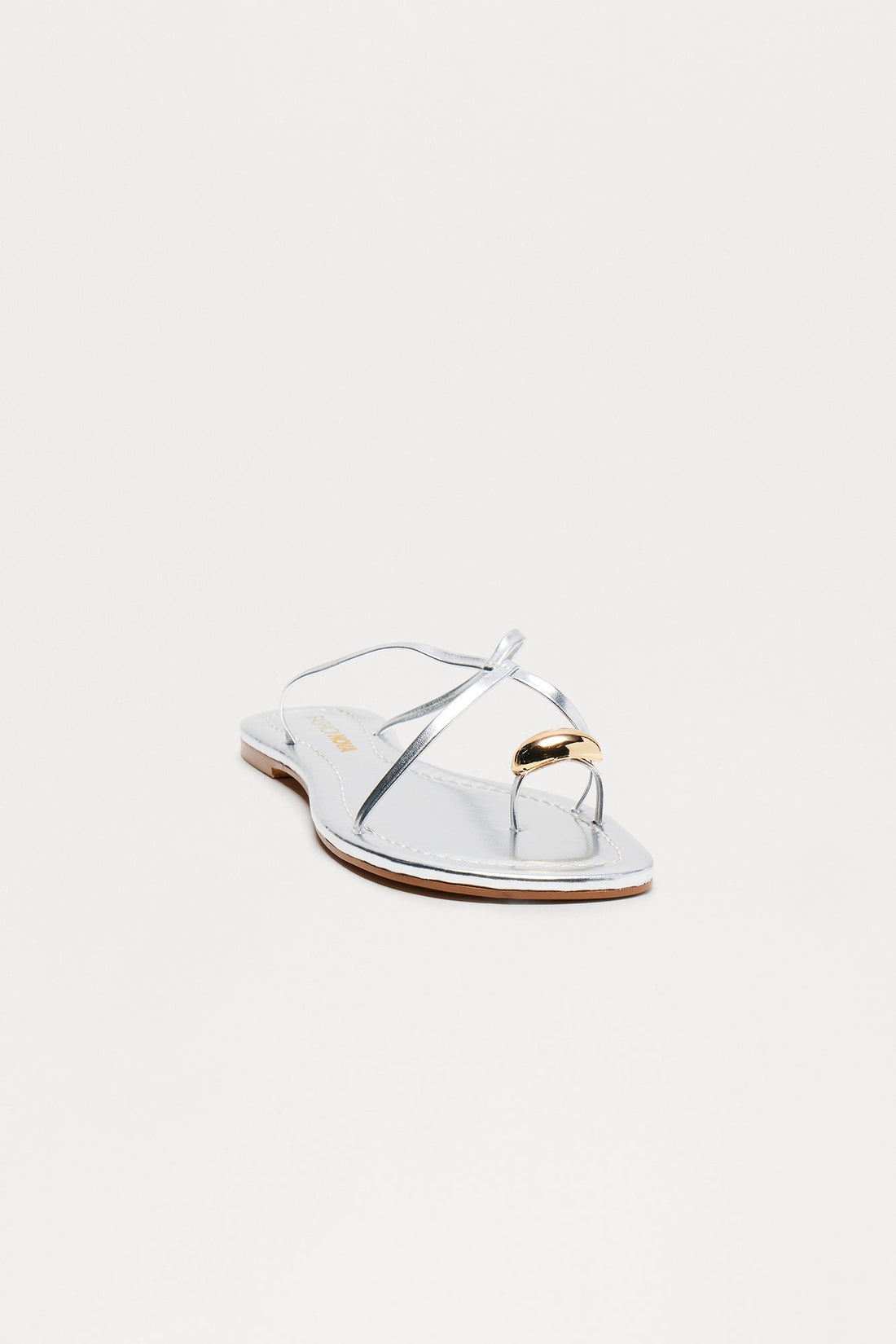 Coastal Toe Ring Sandals - Silver