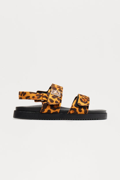 Jacob Slingback Sandals - Leopard