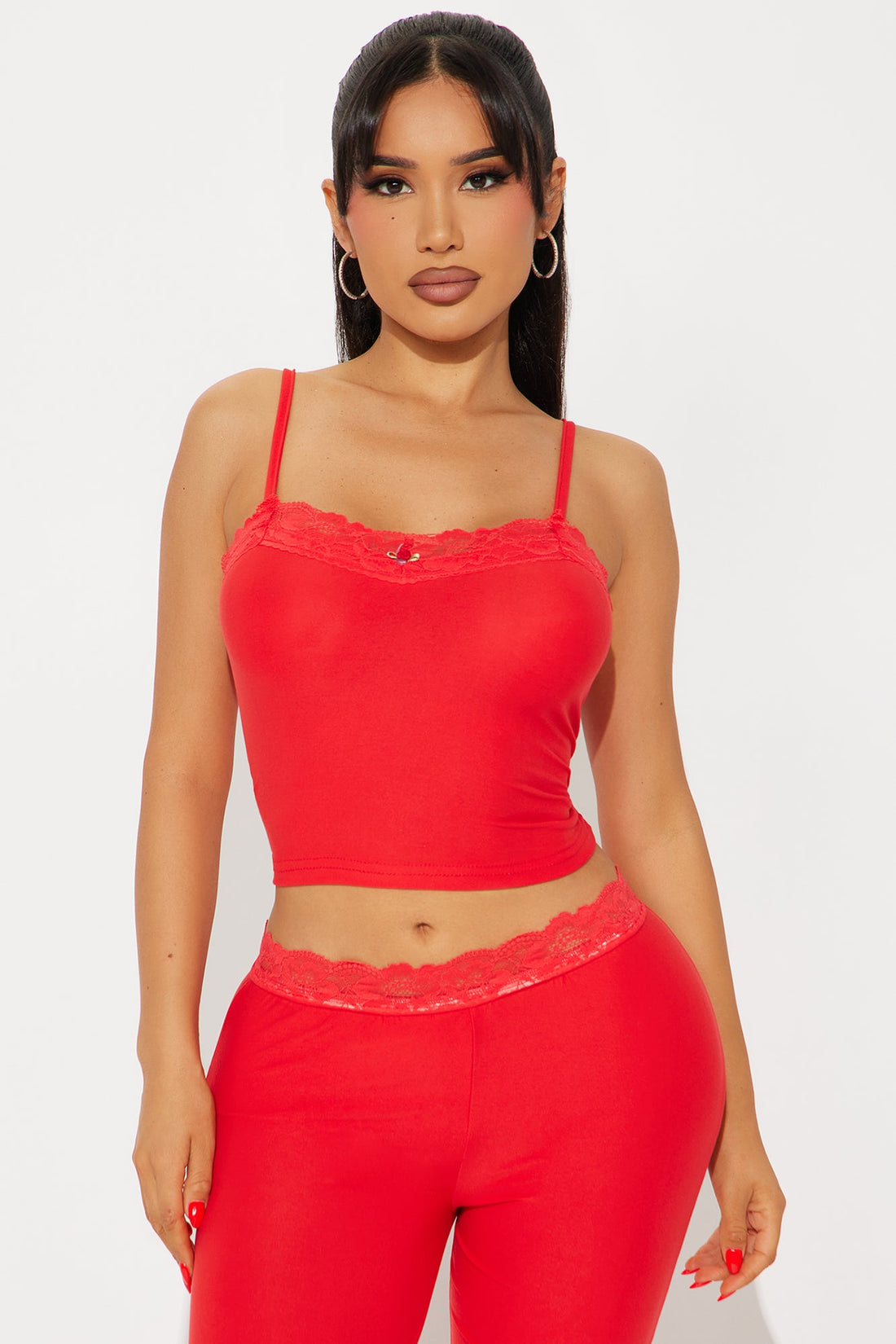 Feeling Dreamy PJ Pant Set - Red