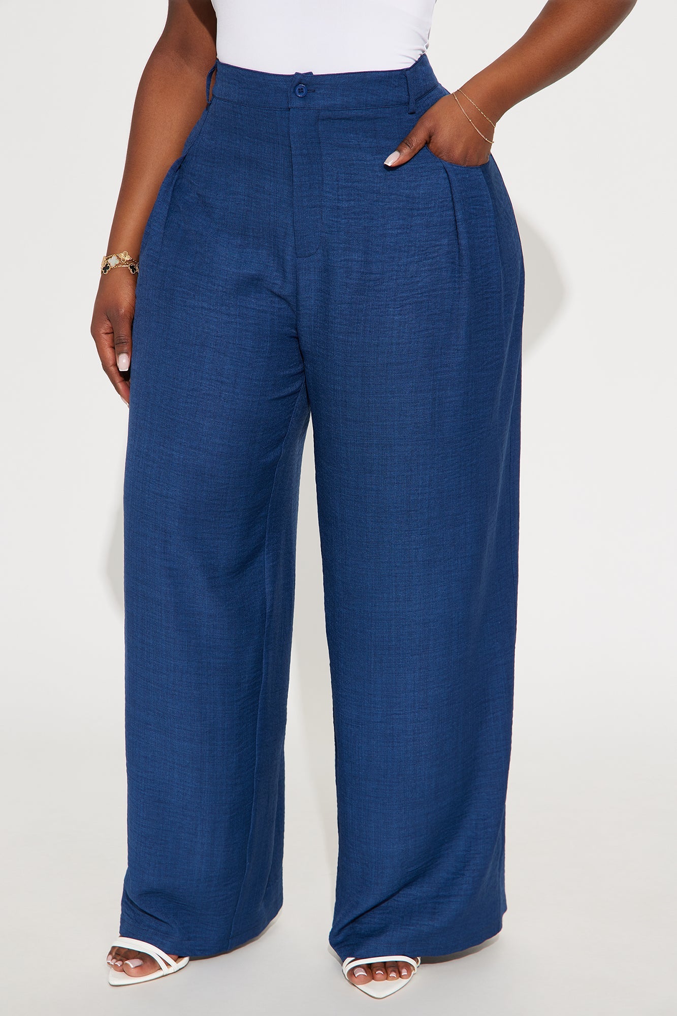 Matson Wide Leg Trouser - Navy