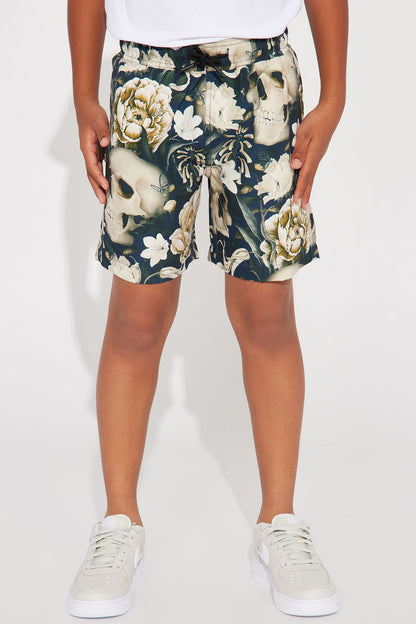 Mini Beauty And Death Swim Trunk - Black/combo