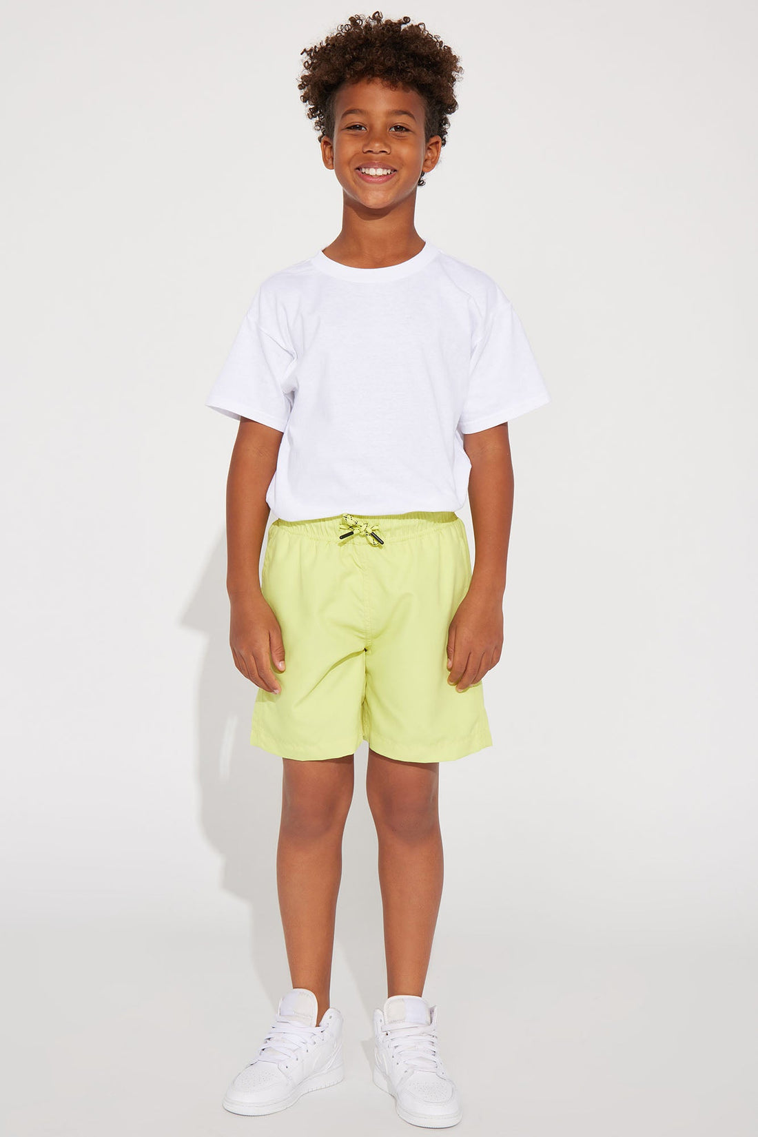 Mini Montez stretch swim trunk - Lime