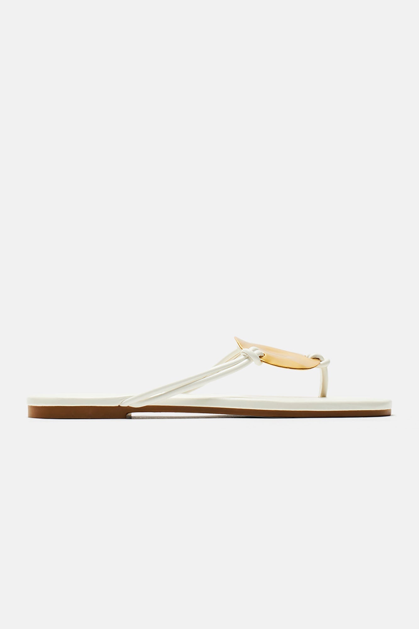 Woke Up In Tulum Flat Sandals - White