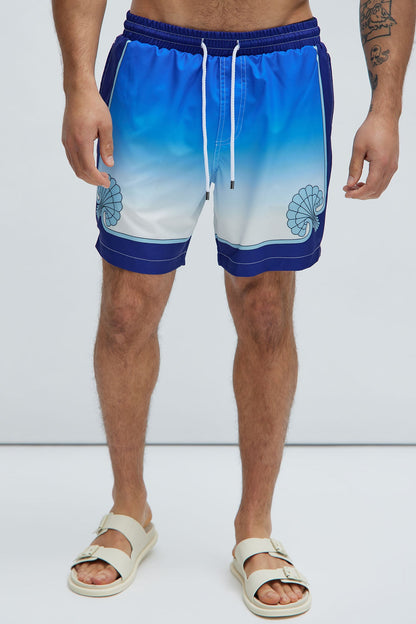 Seadrift Swim Classic Trunk - Blue/combo