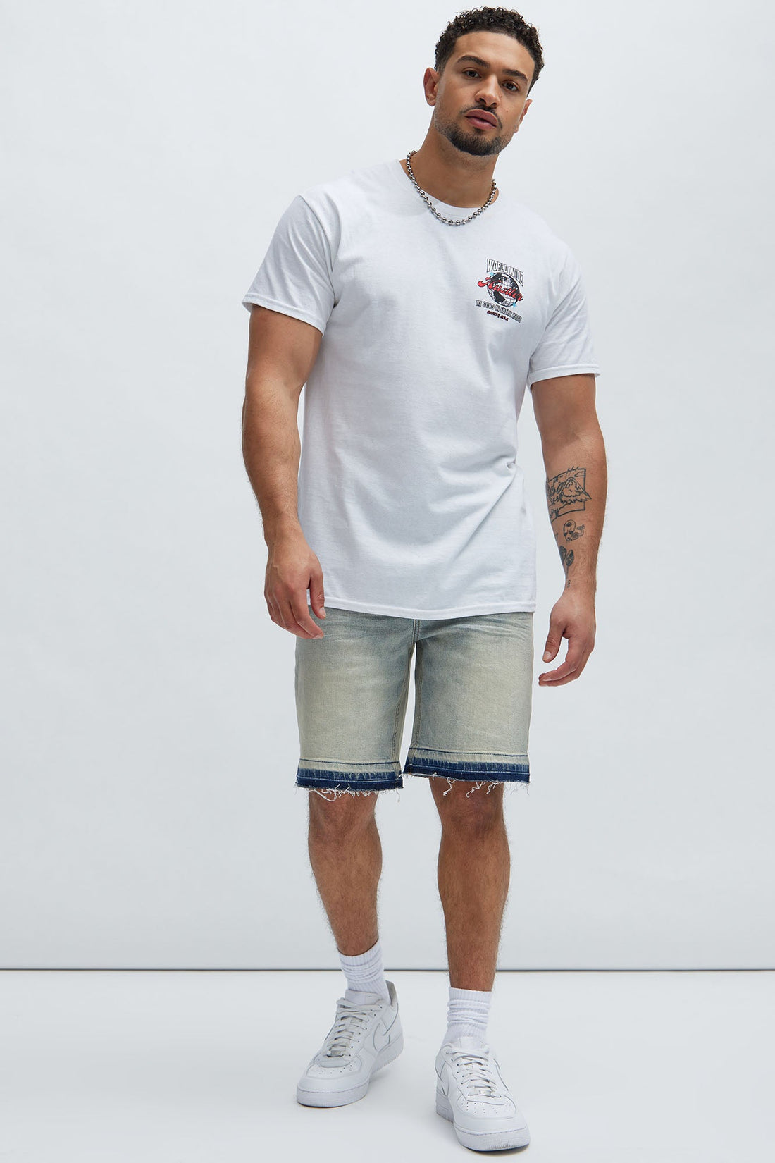 My Idea Relaxed Denim Shorts - Vintage Blue Wash