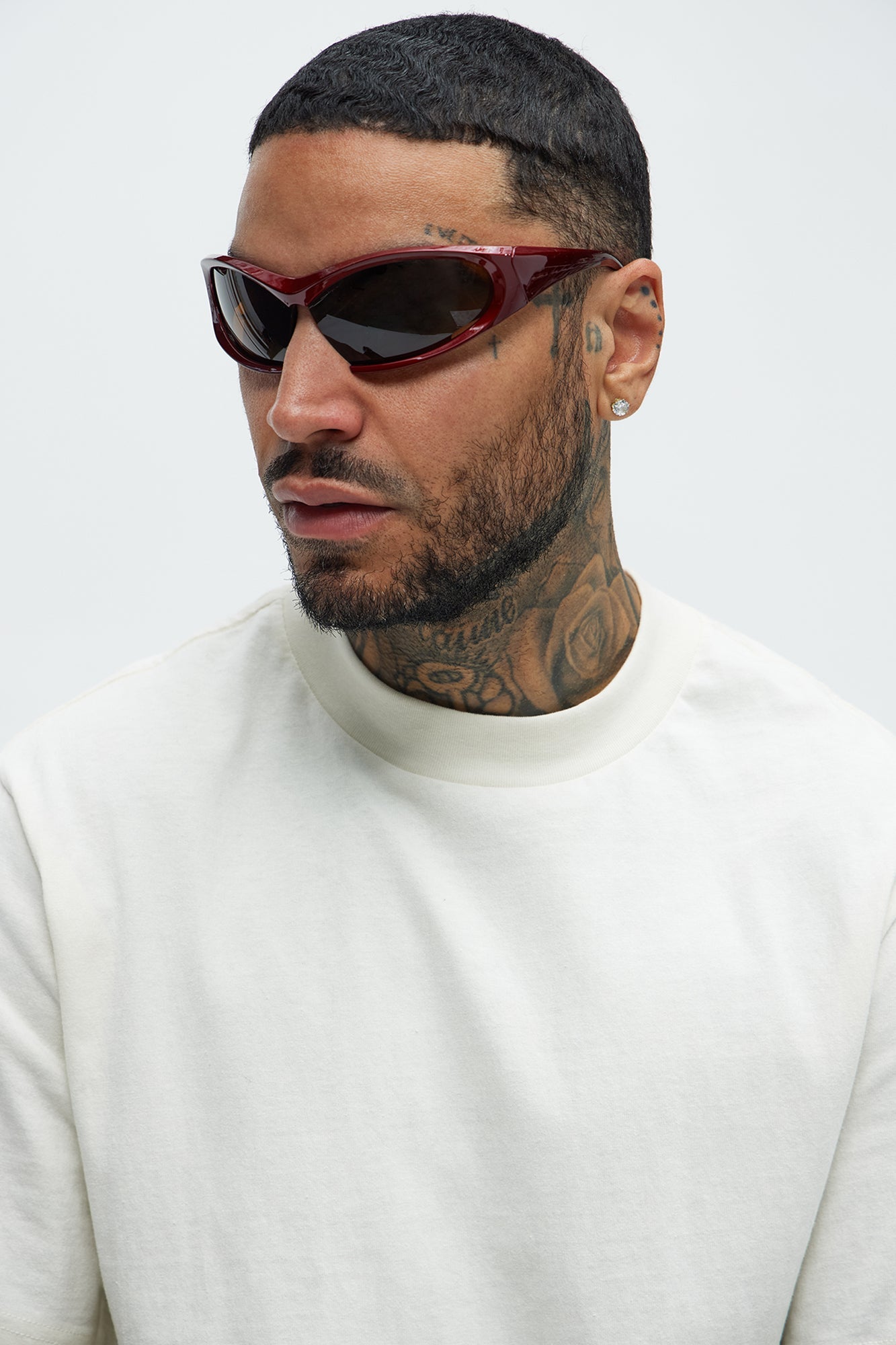 Snap These On Sunglasses - Red/combo