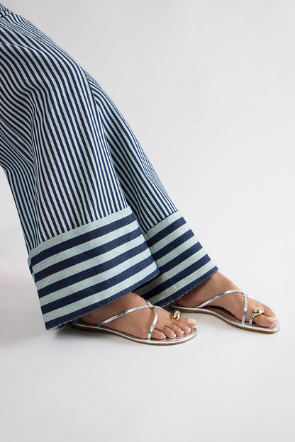 Coastal Toe Ring Sandals - Silver