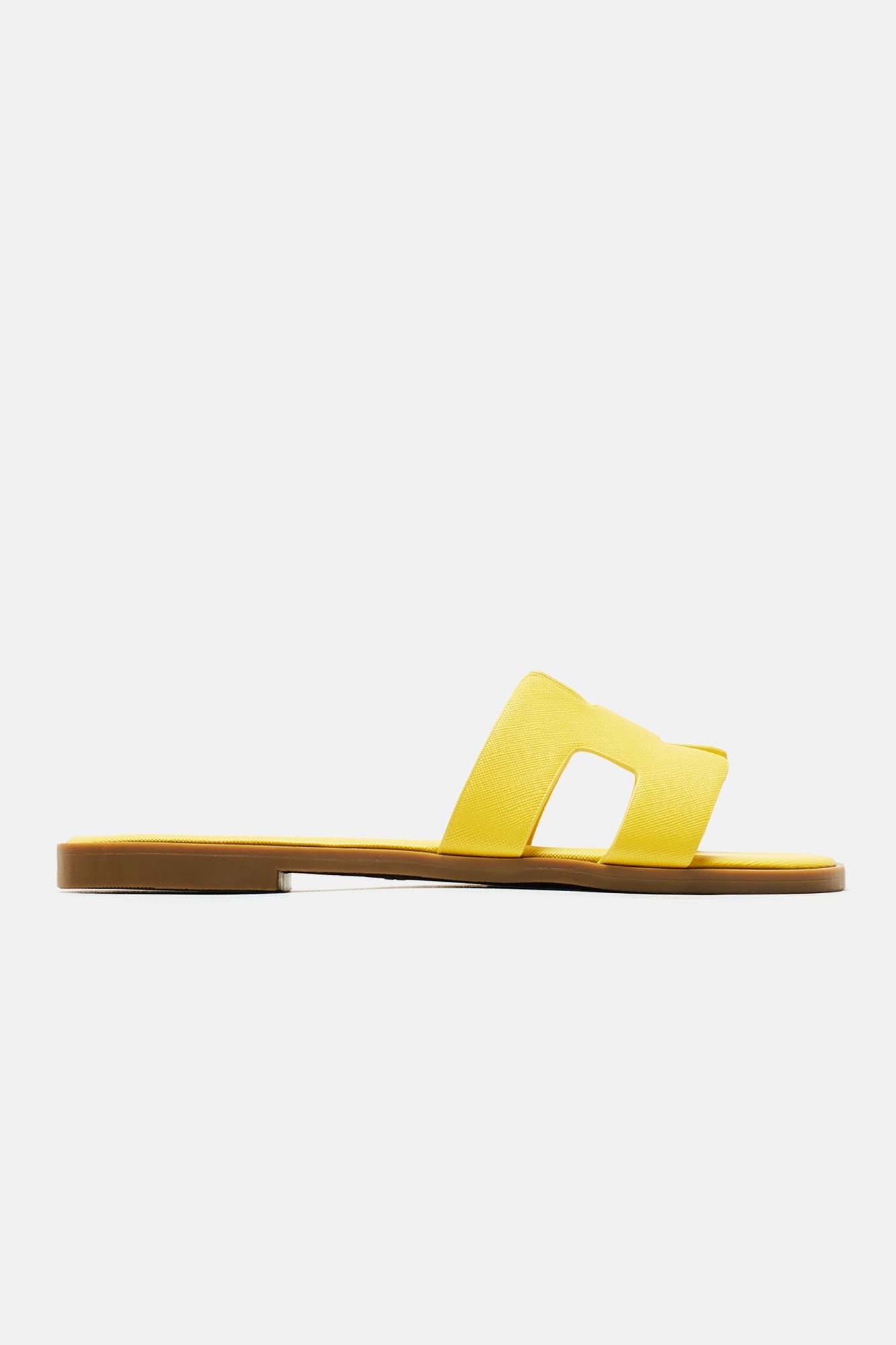 Slice Of Paradise Flat Sandals - Yellow