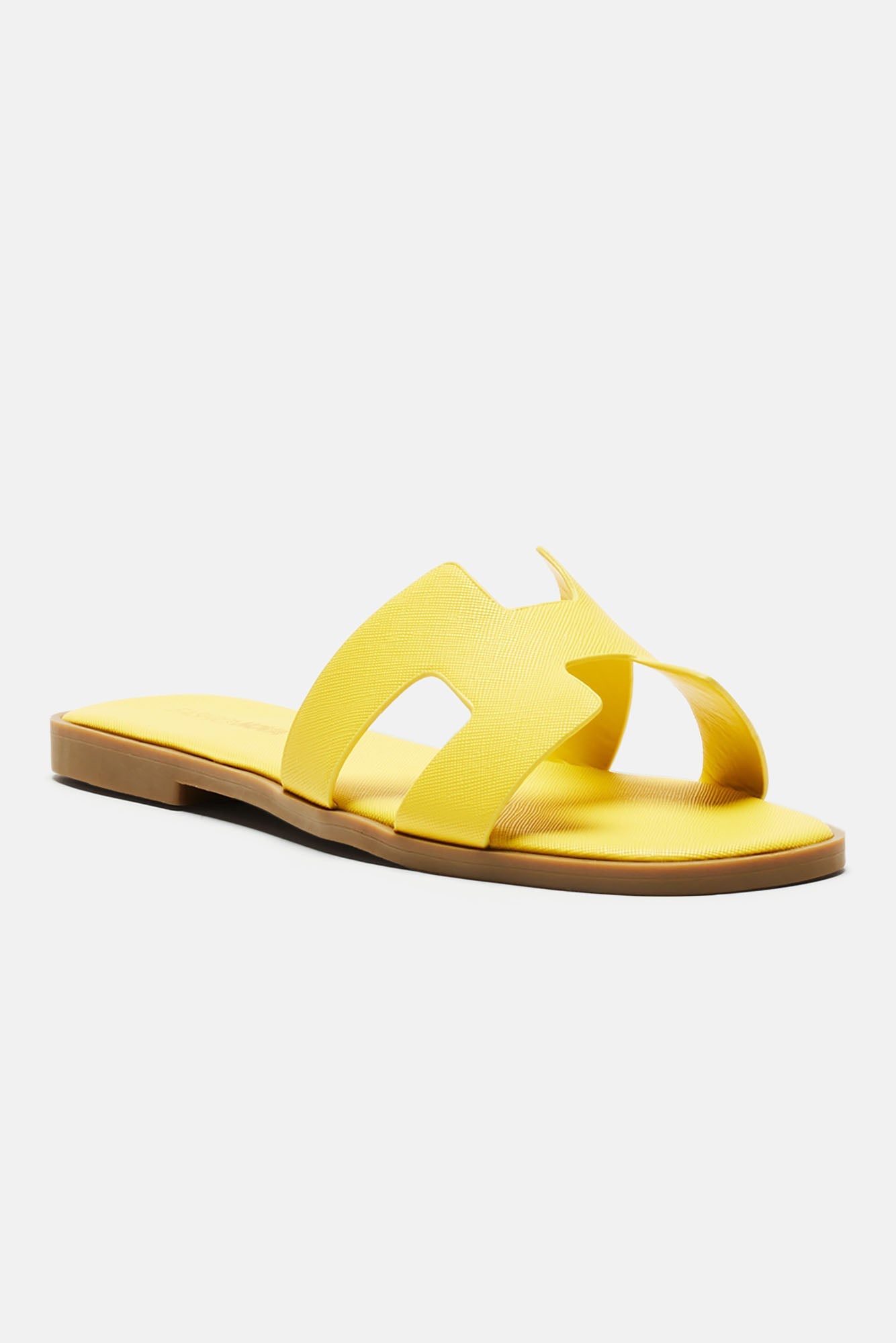 Slice Of Paradise Flat Sandals - Yellow