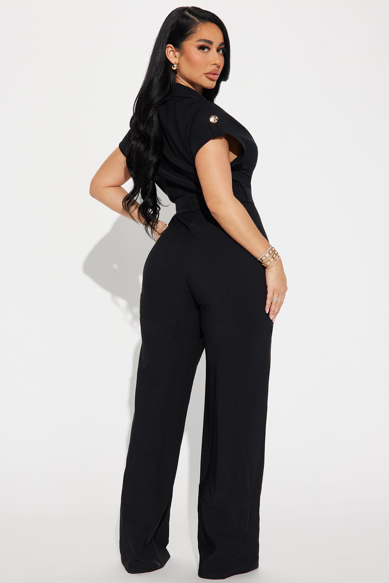 Fall For You Jumpsuit - Black