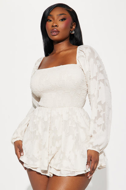 Match My Energy Romper - Cream