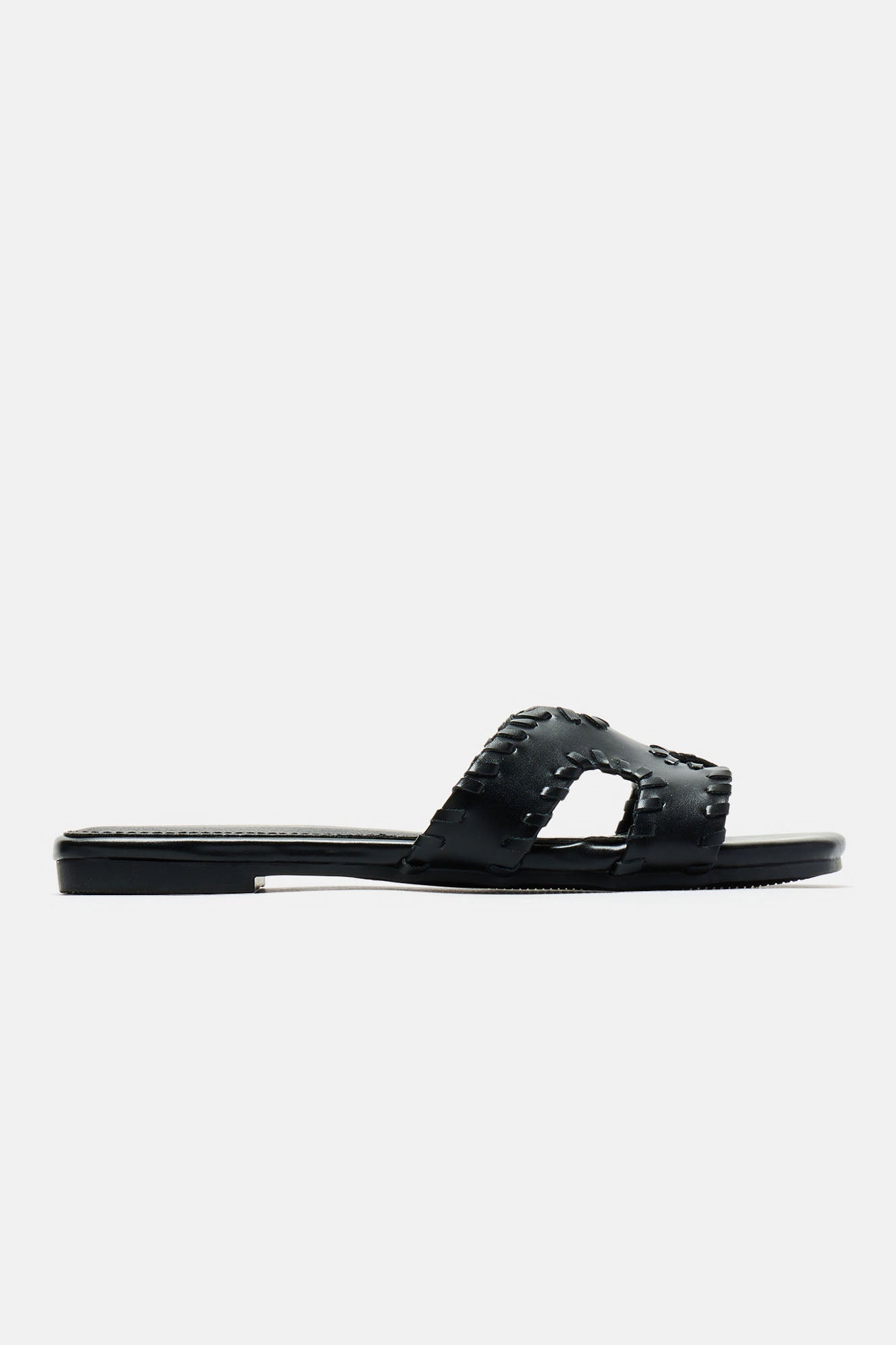 Highly Recommend Flat Sandals - Black
