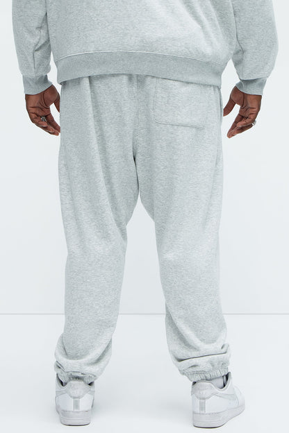 Tyson Heavyweight Sweat Jogger - Heather Grey