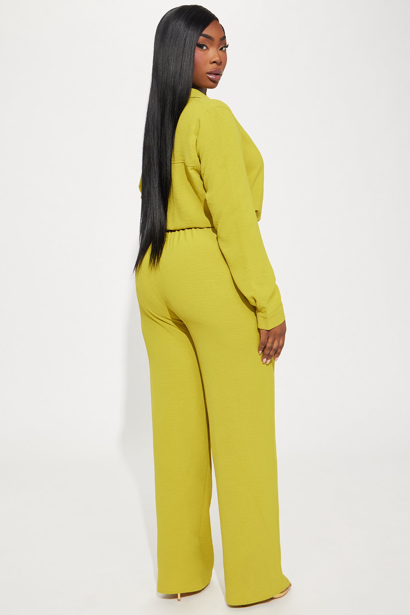 Makenzie Jumpsuit - Chartreuse