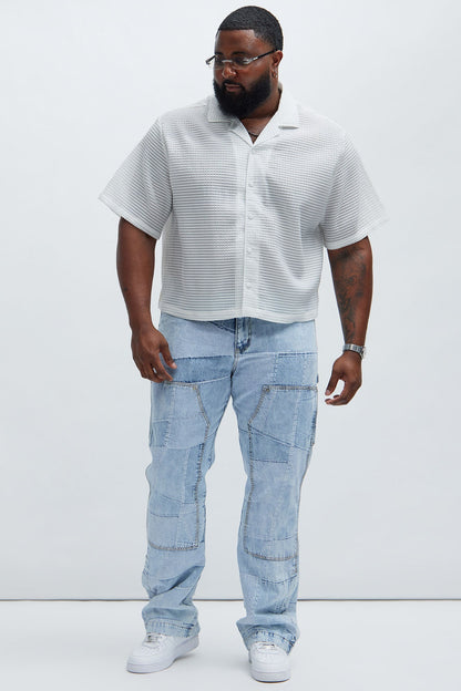 Verdugo Carpenter Flare Jeans - Light Blue Wash