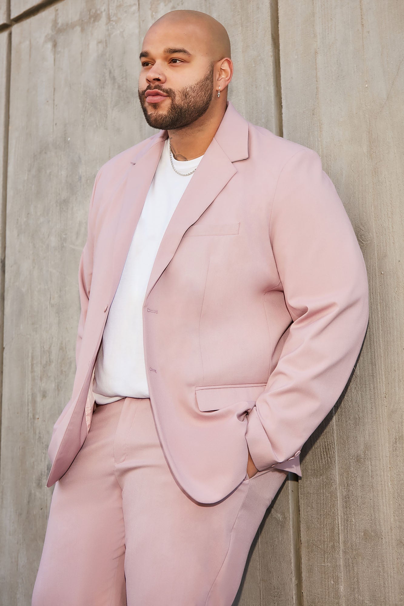 The Modern Stretch Suit Jacket - Mauve