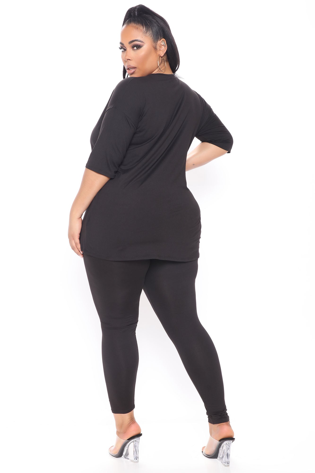 Weekend Vibes Legging Set - Black