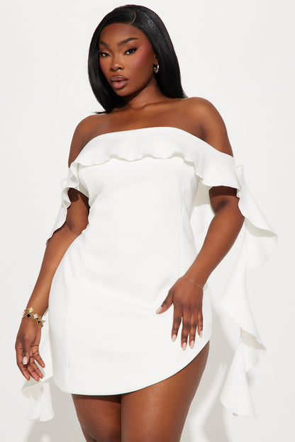 Carolina Mini Dress - White