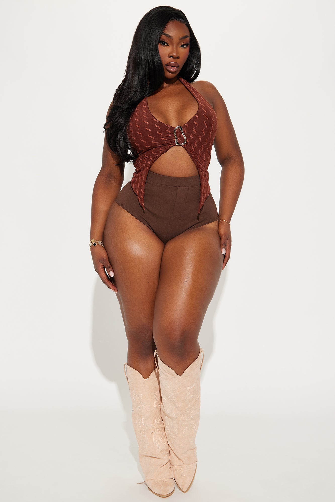 Fresh Start Micro Booty Short - Chocolate