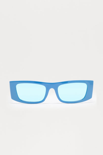Pulse Rectangle Sunglasses - Blue