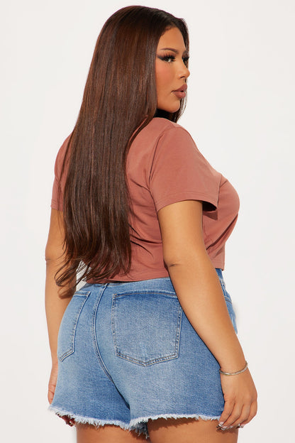Von Dutch OG Baby Tee - Brown