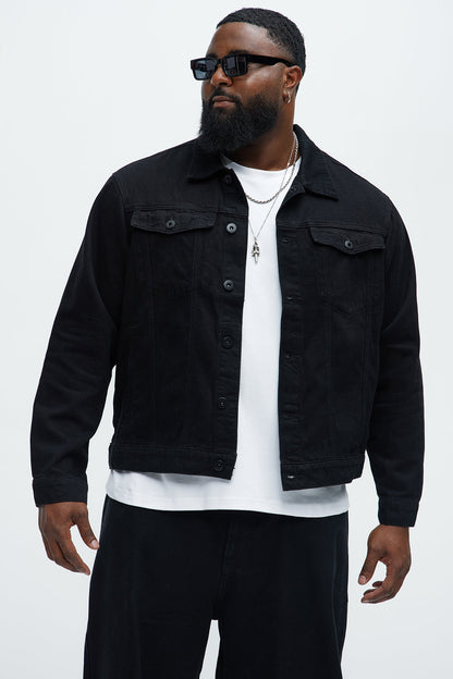 Cobain Denim Jacket - Black