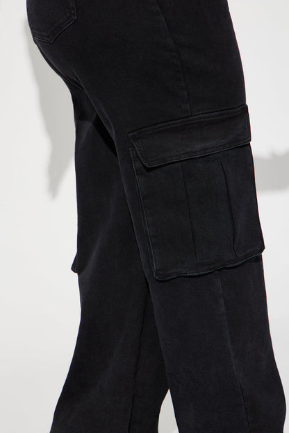 Stunning Allure Denim Jumpsuit - Black