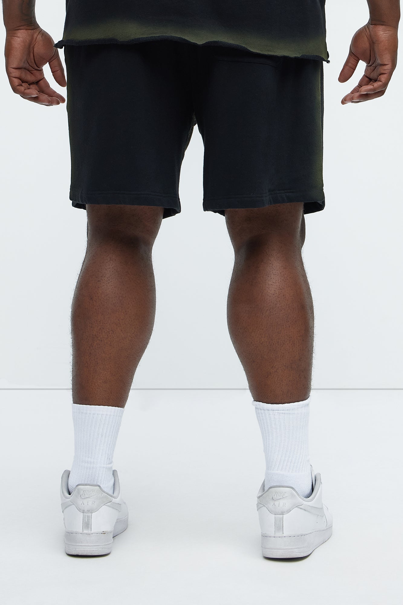 Tyson Blurred Lines Relaxed Shorts - Black